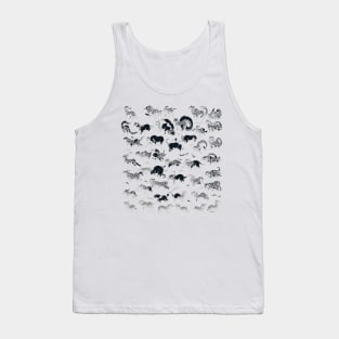 Japanese Weird Animals Tank Top